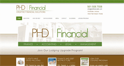 Desktop Screenshot of phdfinancialllc.com